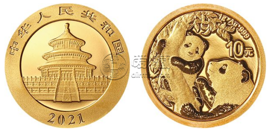 2021年熊猫金币市场价  2021年熊猫金币最新价格