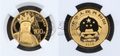 2015年1/4盎司九华山金币价格    2015年1/4盎司九华山金币市面价格