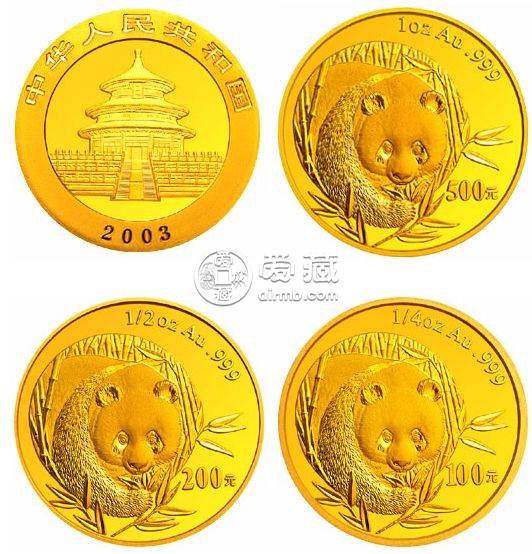 2003版熊貓紀(jì)念幣價(jià)格大全     2003年熊貓金銀幣套裝價(jià)格行情