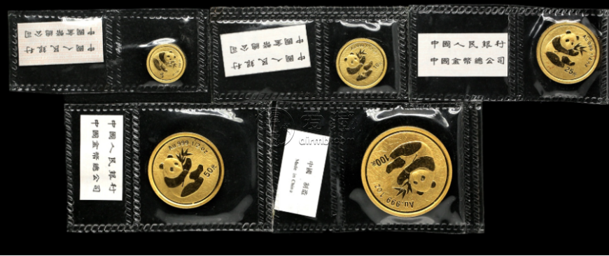 2000年熊貓金幣市場價格與收藏價值