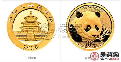 2018年<a href='http://www.airmb.com/zhuanti/xmjb.html' target='_blank'><u>熊猫金币</u></a>套装金套猫2018年熊猫金币