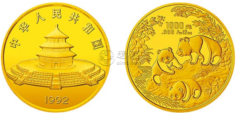 1992年熊貓金幣回收價目表   1992年熊貓金幣市值