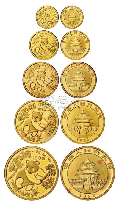 1992年熊猫金币回收价目表   1992年熊猫金币市值