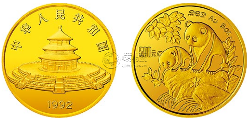 1992年熊貓金幣回收價目表   1992年熊貓金幣市值