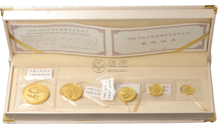 2000年熊貓金幣市場價格與收藏價值