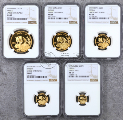 1999年熊猫金币回收价格表 1999年熊猫金币套装最新市场价