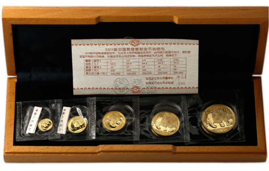 2011年熊貓金幣回收價(jià)目表   2011年熊貓金幣套裝價(jià)格