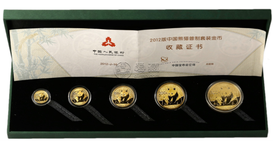 2012年熊貓金幣一套市場(chǎng)價(jià) 2012年熊貓金幣一套回收價(jià)目表