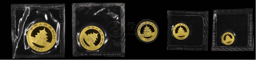 2005年熊貓金幣價目表   2005年熊貓金幣套裝值多少錢