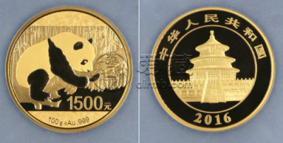 2016年熊猫金币100克市场价    2016年熊猫金币100克收藏价值