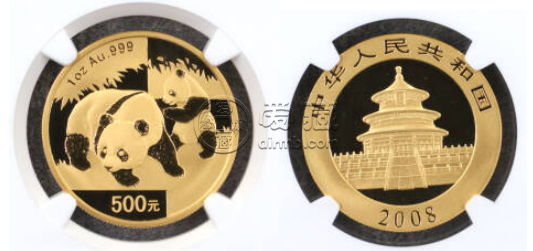 2008年1盎司熊猫金币价格   2008年1盎司熊猫金币市场价格