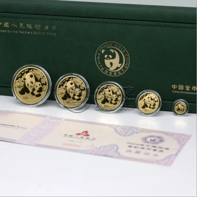 2024年熊猫金币套装价格及收藏价值