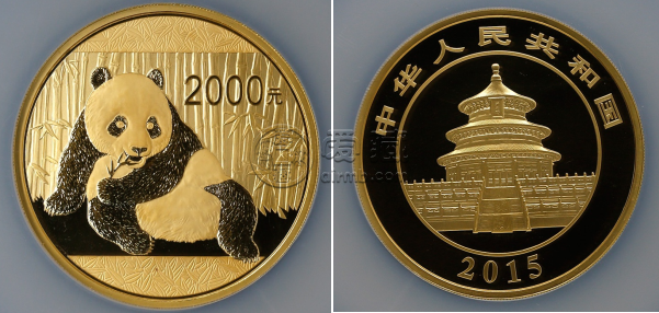 2015年5盎司熊猫金币价格   2015版5盎司熊猫金币值多少钱