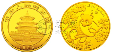 1992版熊猫金币套装   图片介绍及价格