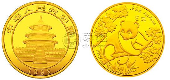 1992版熊貓金幣套裝   圖片介紹及價(jià)格