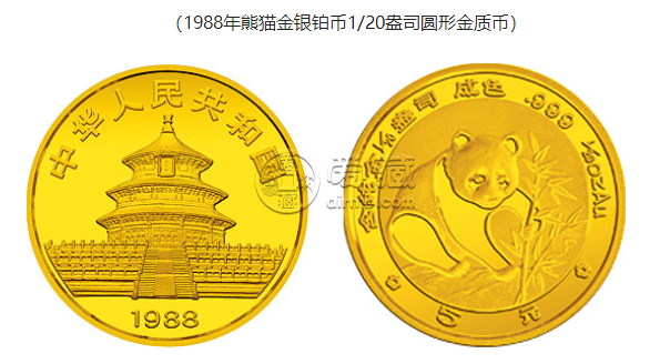 1988年熊貓金幣 最新市場(chǎng)價(jià)格表