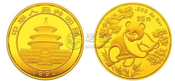 1992版熊貓金幣套裝   圖片介紹及價(jià)格