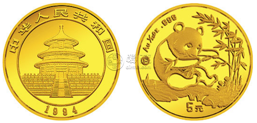 1994年熊猫金币回收价目表  1994年熊猫金币价值