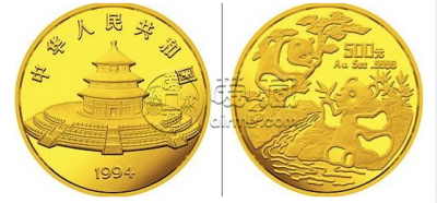 1994年熊猫金币 1994年熊猫金币价目表