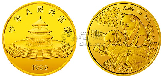 1992版熊貓金幣套裝   圖片介紹及價(jià)格