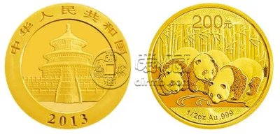 2013年熊猫金币的现价 2013年熊猫金币价目表