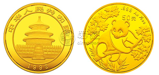 1992版熊貓金幣套裝   圖片介紹及價(jià)格
