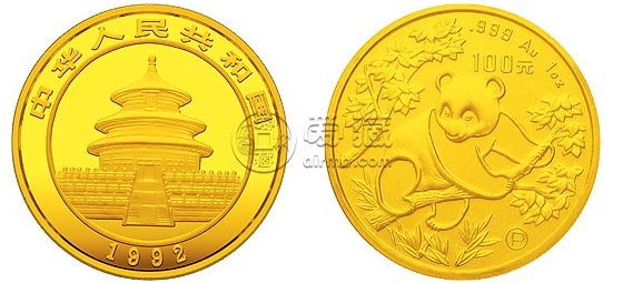 1992版熊貓金幣套裝   圖片介紹及價(jià)格