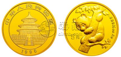 1996年熊猫金币回收价目表    1996年熊猫金币市场价