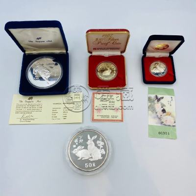 1987兔年生肖金银币回收价格 金银币回收电话