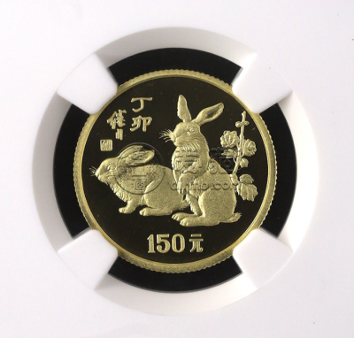 1987兔年生肖金币回收电话 1987年8克生肖兔金币价格