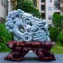 280.270.90寸精美春带彩 花生龙翡翠摆件