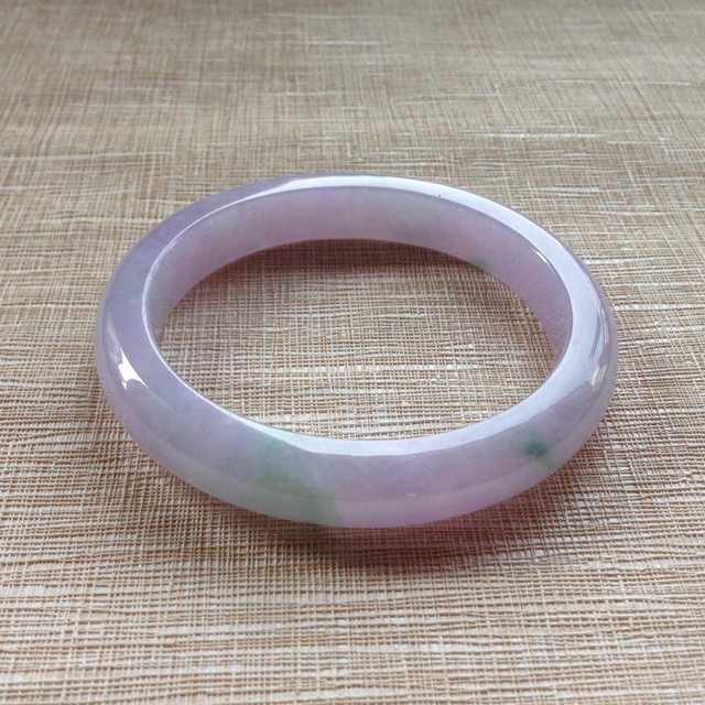 紫羅蘭貴妃翡翠手鐲 尺寸 55.8/50.1/10.5/8mm