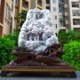 420.350.150寸春带彩翡翠高山流水摆件