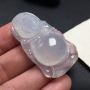 冰种弥勒佛翡翠吊坠