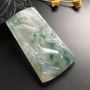 飘花游山玩水 翡翠吊坠 尺寸62-32-8.8毫米