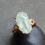 冰种貔貅 翡翠戒指大小15*9.6*8mm