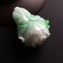 带色百财翡翠吊坠 尺寸49-31-17毫米