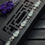 冰地光泽葫芦翡翠手链12.9*7.5*3.5mm
