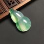 冰种飘花 葫芦翡翠吊坠 尺寸35-18-9毫米