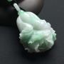巧雕飘花财源滚滚翡翠吊坠 尺寸:50-35-16.8毫米