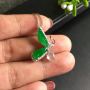 冰种色辣蝴蝶翡翠吊坠  尺寸23.5*14.2*7mm