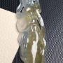 黄翡仙女翡翠吊坠