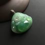 绿底佛公 翡翠吊坠 尺寸27-31-7毫米