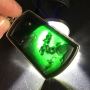 墨翠山水牌挂件  尺寸54*32*4.3