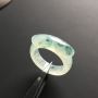 冰种飘花 翡翠戒指