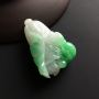 飘绿百财翡翠吊坠 尺寸37-21-12毫米