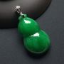 冰种满绿翡翠葫芦吊坠 尺寸:32-19-8.5毫米