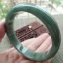 冰油满色A货翡翠正装手镯62.3mm