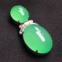 阳绿蛋二合一吊坠 尺寸：20*16整体尺寸：38*16*13