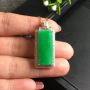 阳绿竹节翡翠吊坠 尺寸34.5*15.2*9.3*24.2*11.0*3.8mm